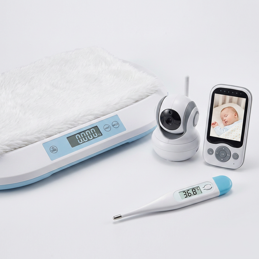 Digital baby thermometer+Baby monitor (Video + audio) + Baby scale