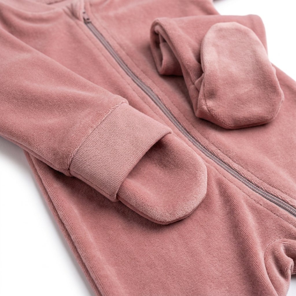 Thermal sleepsuit (fleece-lined) + Cosy baby socks (x3 pairs) + Scratch-proof mittens + Soft knit beanie + Warm cotton vests (x2)