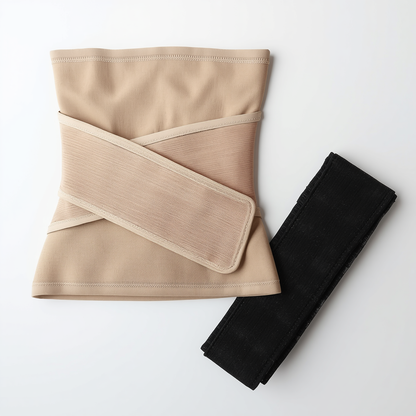 High-waisted postpartum underwear (x3)+ Silicone scar sheets + Postpartum belly band  +Reusable heat & ice pack