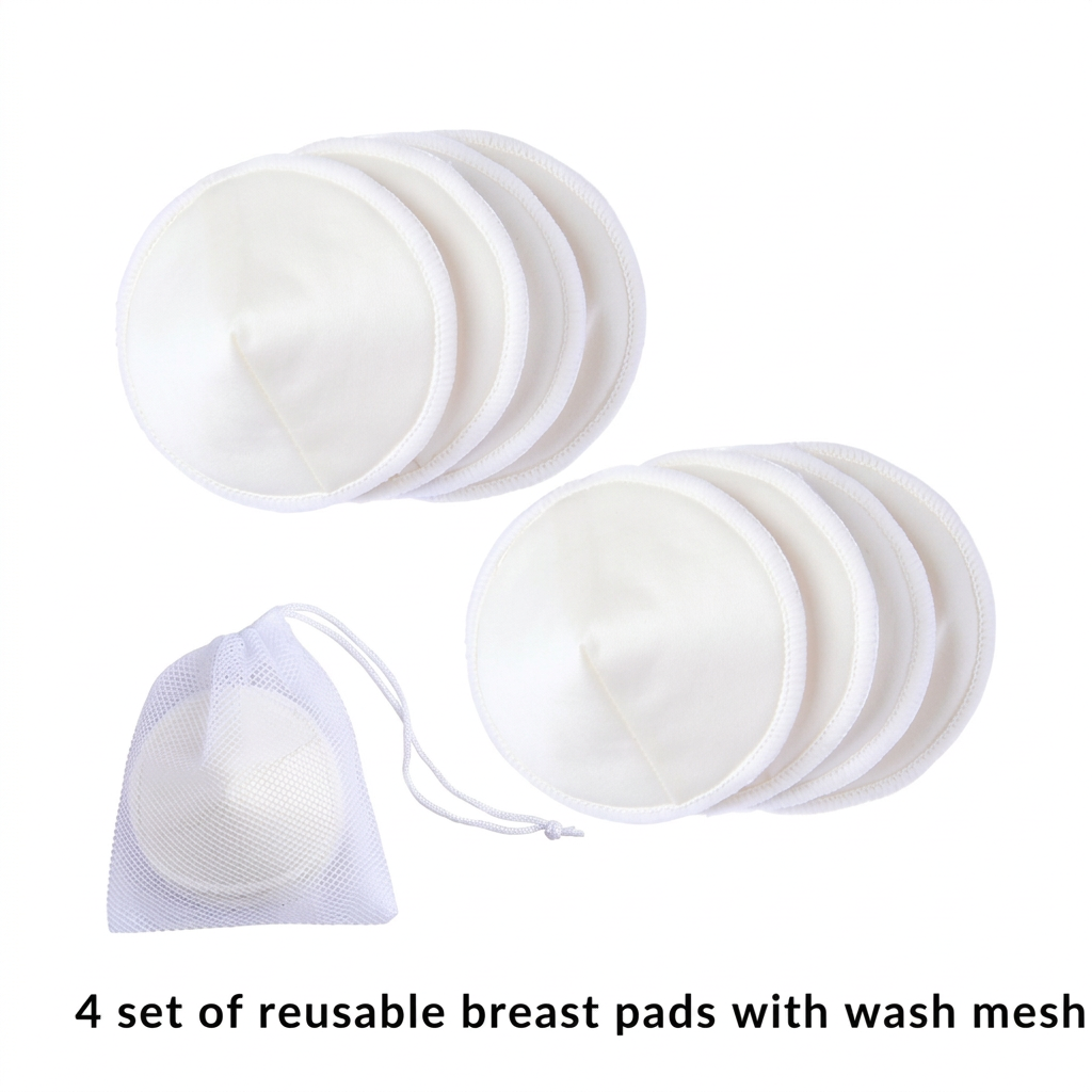 Nursing pillow + Reusable Breast pads (x4) +  Hands-free pumping bra