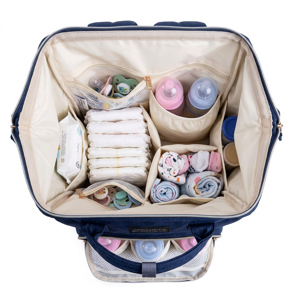 Reusable Nappy +Baby liners (x30)+Waterproof wet bag+Disposal bags (x20)